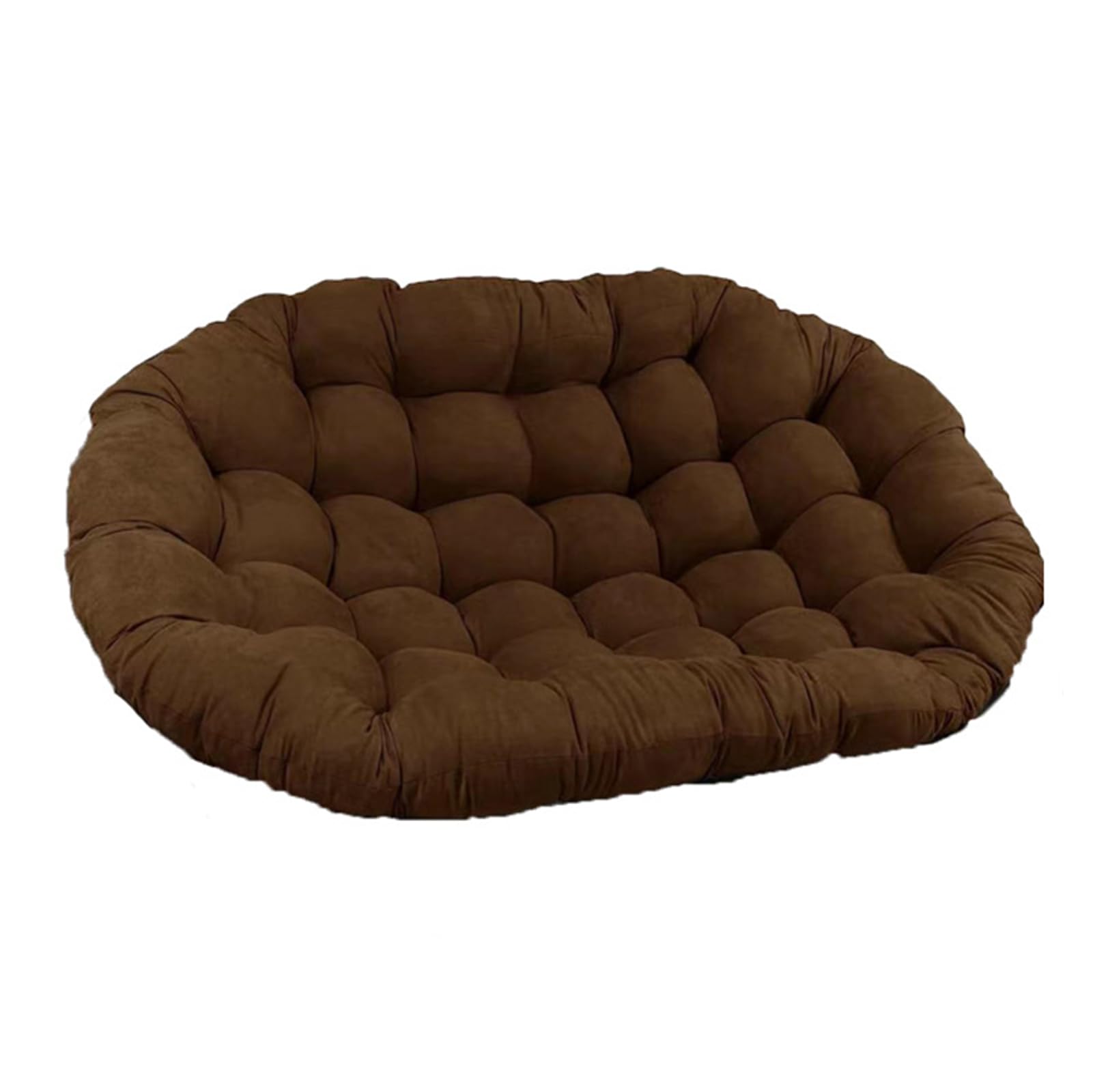 Housse de coussin de rechange balancelle chaise extérieure rotin marron