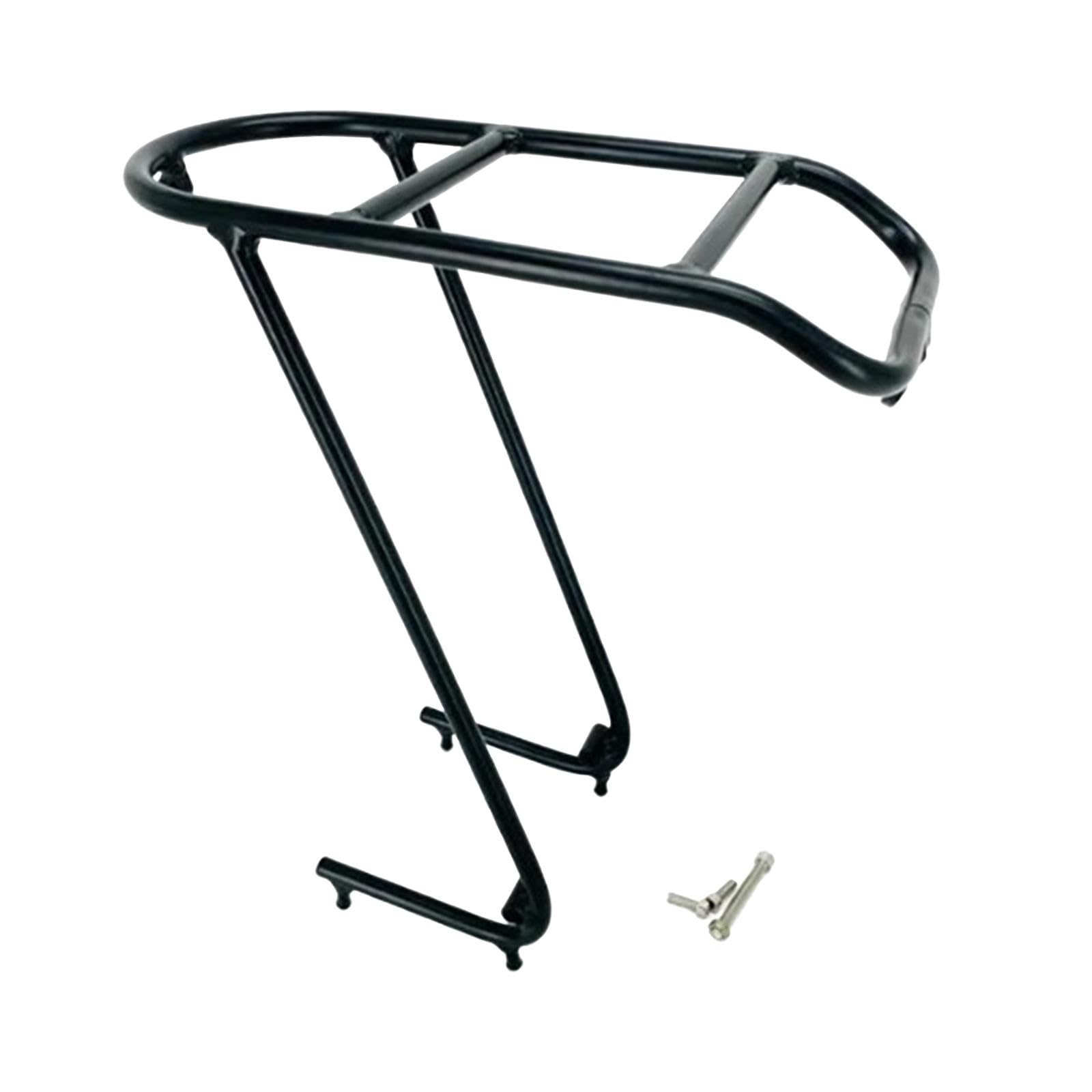 UJEAVETTE® Bicycle Front Rack Luggage Touring Carrier Racks Pannier Carrier Front Shelf Black-image-32