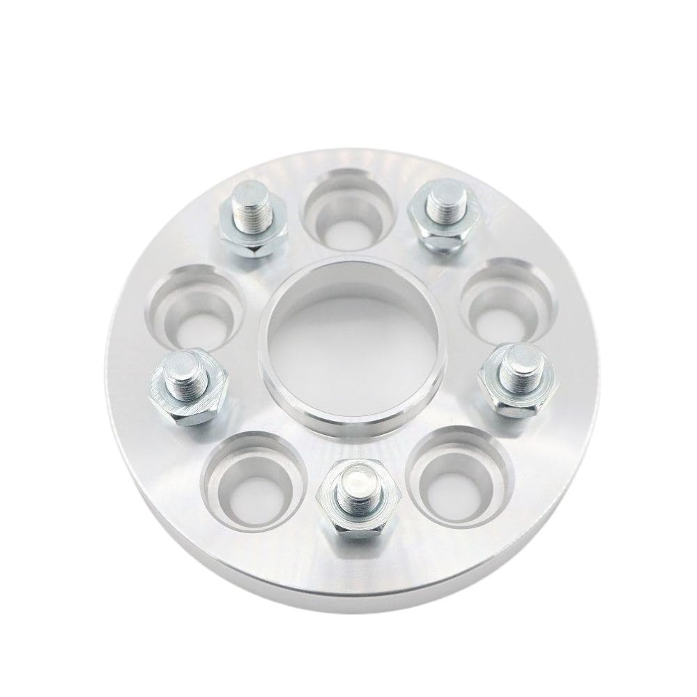 2 adaptateurs d'entretoises de roue PCD 5x100 à 5x112 CB 57,1 66,6 épaisseur 20 mm/25 mm goujons 12x1,5 accessoires jantes voiture Hubcentric Entretoises Roue