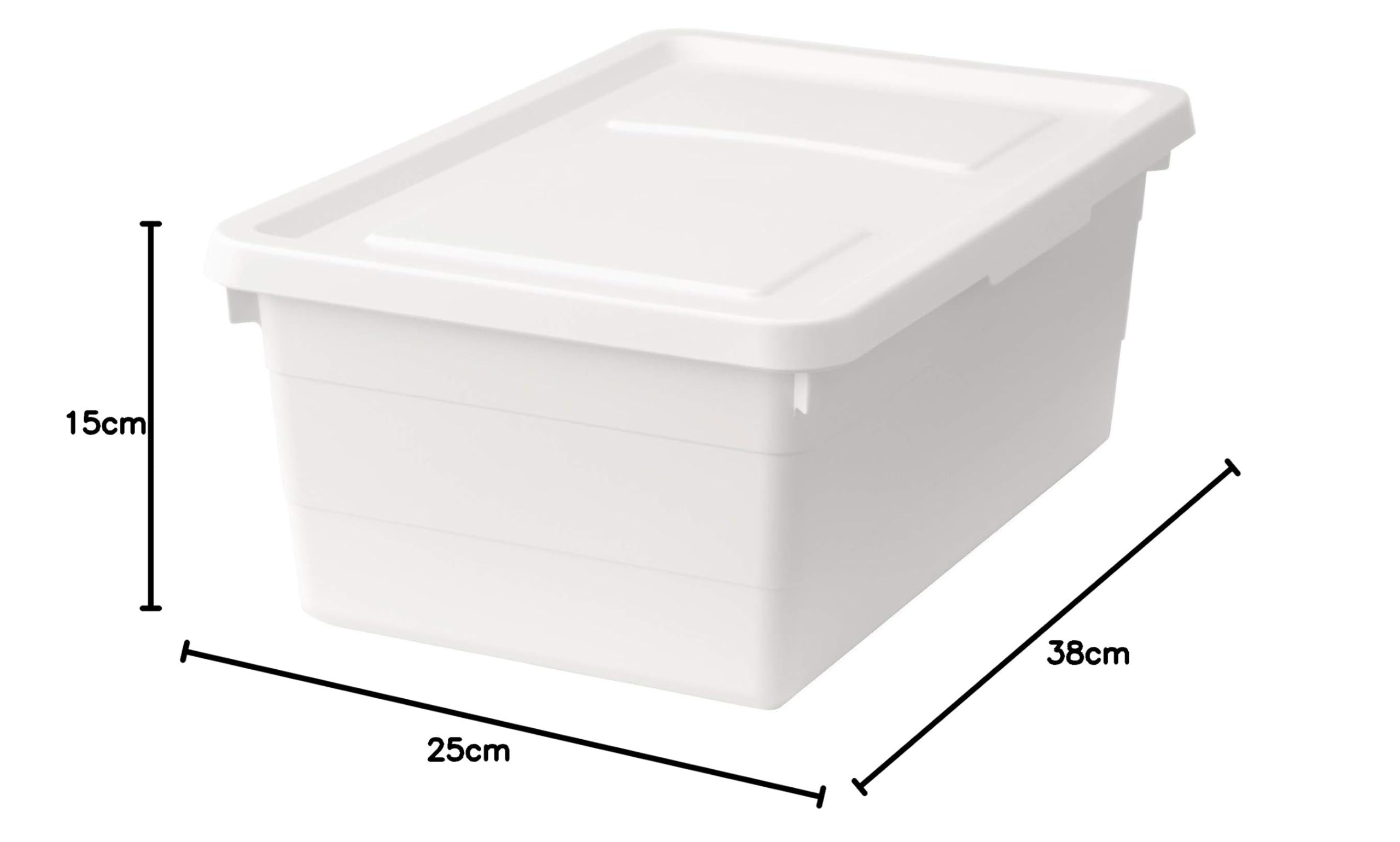 Ikea Plastic Storage Box - White -5