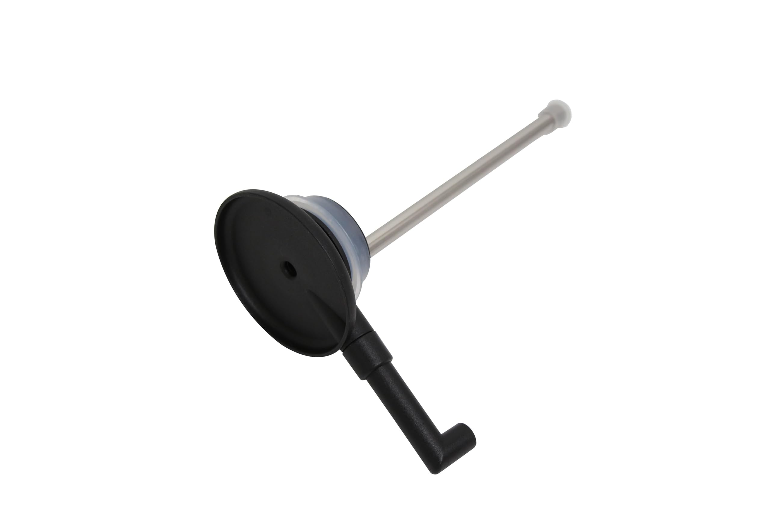 METRO Professional Pichet à pompe isotherme 3 litres - Acier Inoxydable 18/8, Argenté/Noir