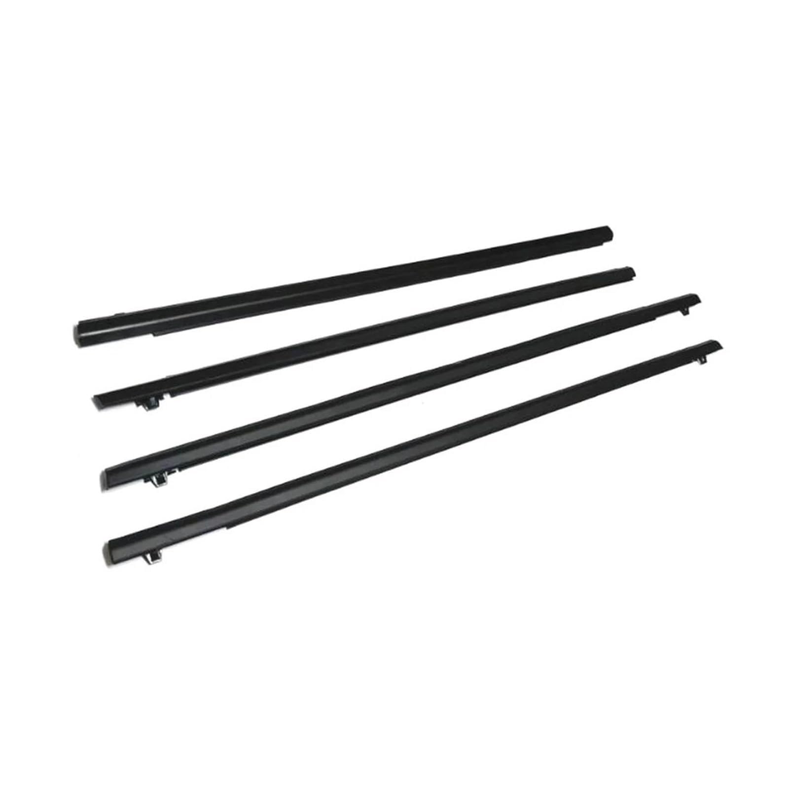 Door Window Weatherstrip for Jazz Gen2 2009-2014 Outer Window Weatherstrip Seal Moulding
