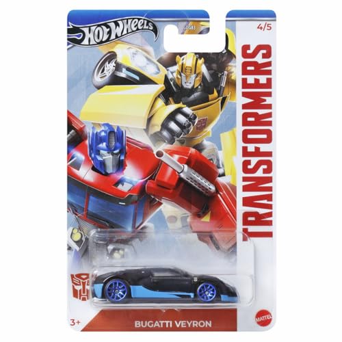 Hot Wheels Transformers Bugatti Veyron 1:64 Die-Cast Vehículo miniatura 1