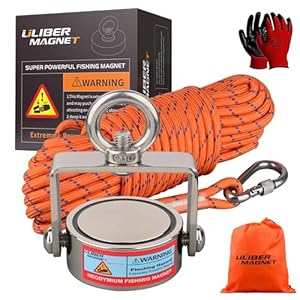 Ulibermagnet Neodym Angelmagnet Set 600 Pfund