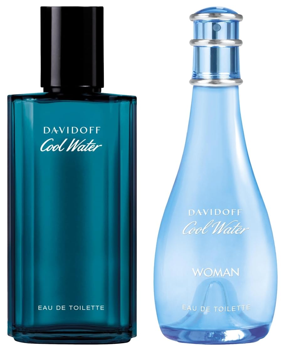 Davidoff Women Cool Water Woman Floral Eau De Toilette 100Ml,Davidoff Unisex Adult Cool Water Fresh Eau Man De Toilette 75Ml-image-41