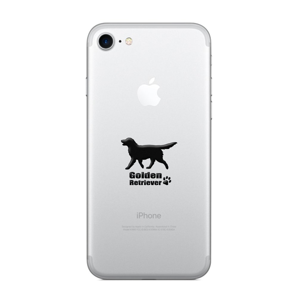 Amazon.co.jp: 蒔絵シール DOG 「ゴールデンレトリバー（かけあし）黒