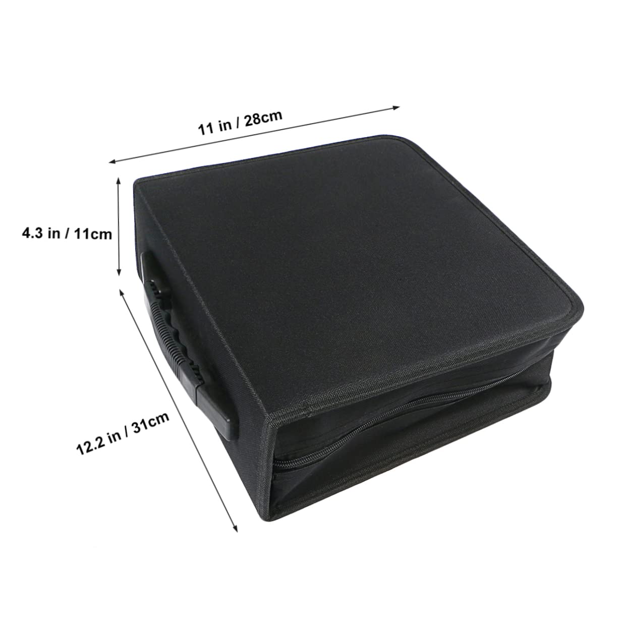 Housoutil Disc CD Dvd Storage Organizer Bag Carrying Case for Access Protects Against Scratches for Home Travel Use
