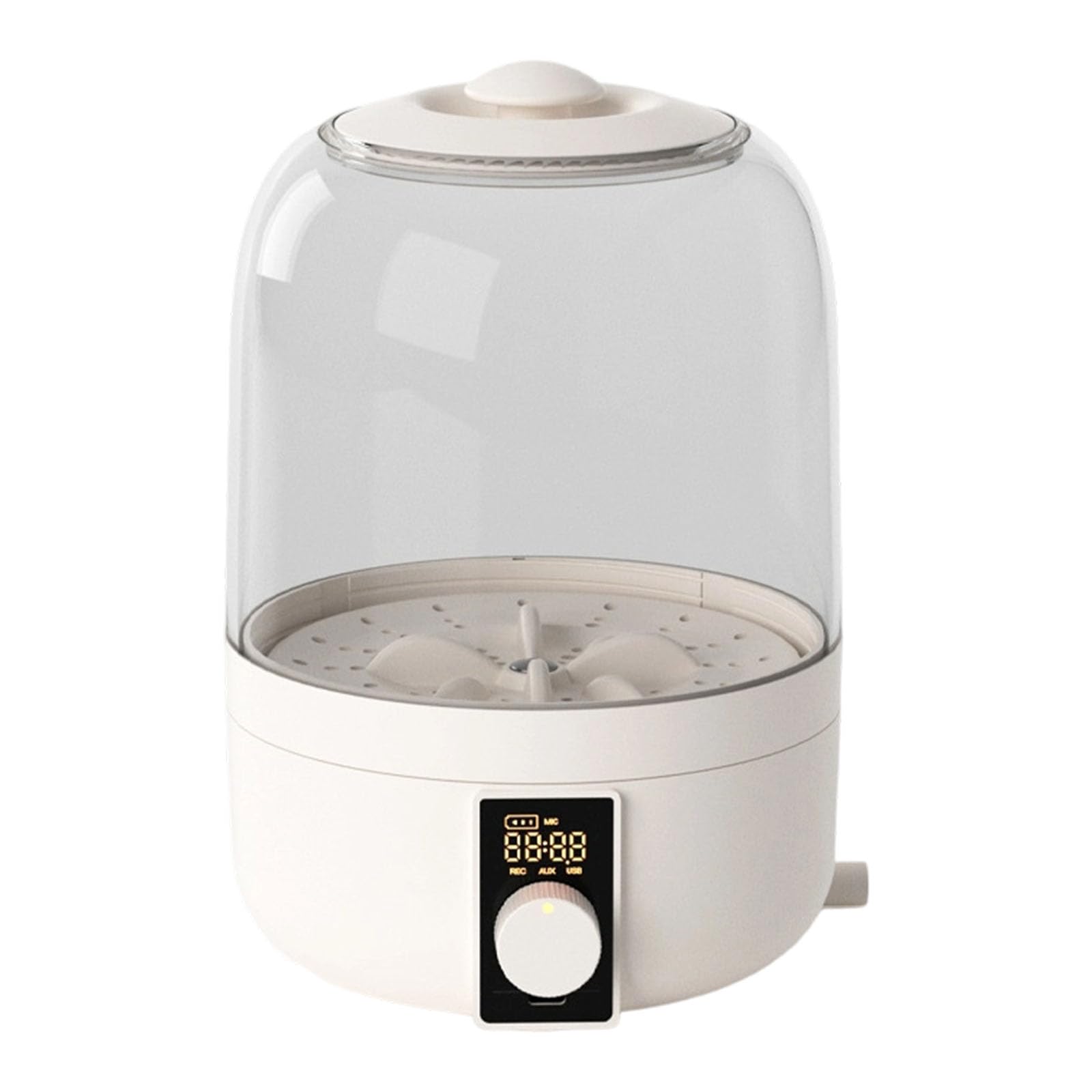 Tsophreniq Tiny Laundry Cup Transportable Washer 6000mAh Permanent Battery Turn Dry Structure ABS Substance for Intimate Clothes Hosiery Space Saving Underclothes Washer