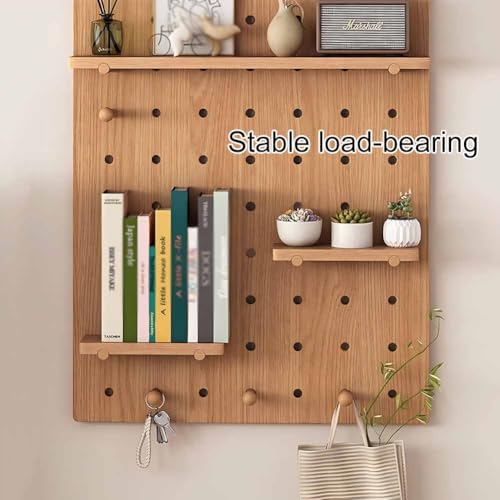Genérico Estante de Pared para Herramientas, Organizador de Herramientas y Adornos, Paneles de Almacenamiento versátiles (Beige, 50x80 cm) proyectos de Manualidades y decoración del h