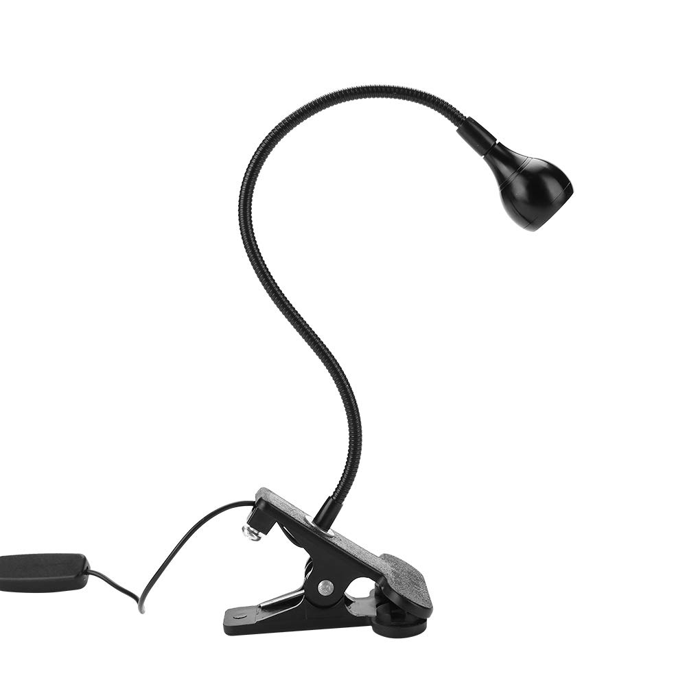 ciciglow Lamp,USB 3W LED Phone Glue Curing Lamp,Portable Clamp Flexible 360 ° Desk Lamps with Clip & Switch 3W for Repairing Phones