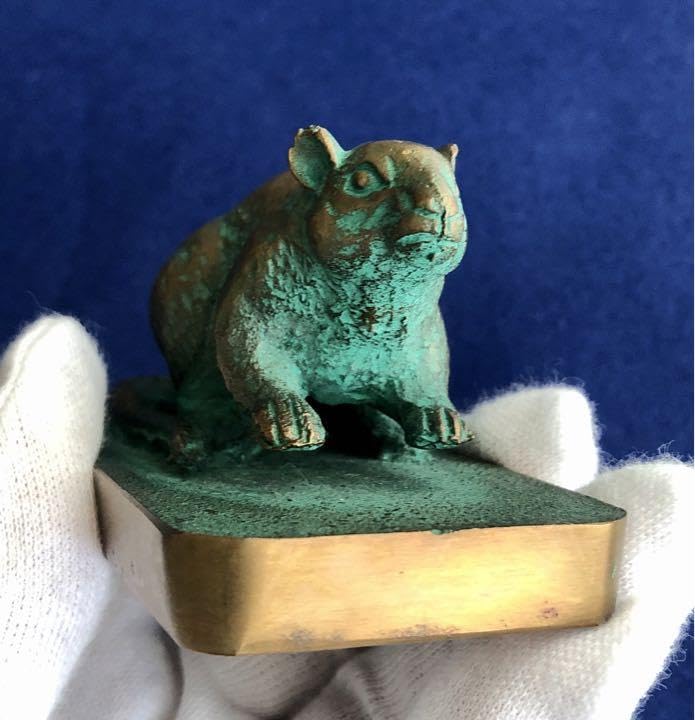 Amazon.co.jp: 美術鋳金 鼠 ネズミ ブロンズ 山本利行工房 : DIY・工具