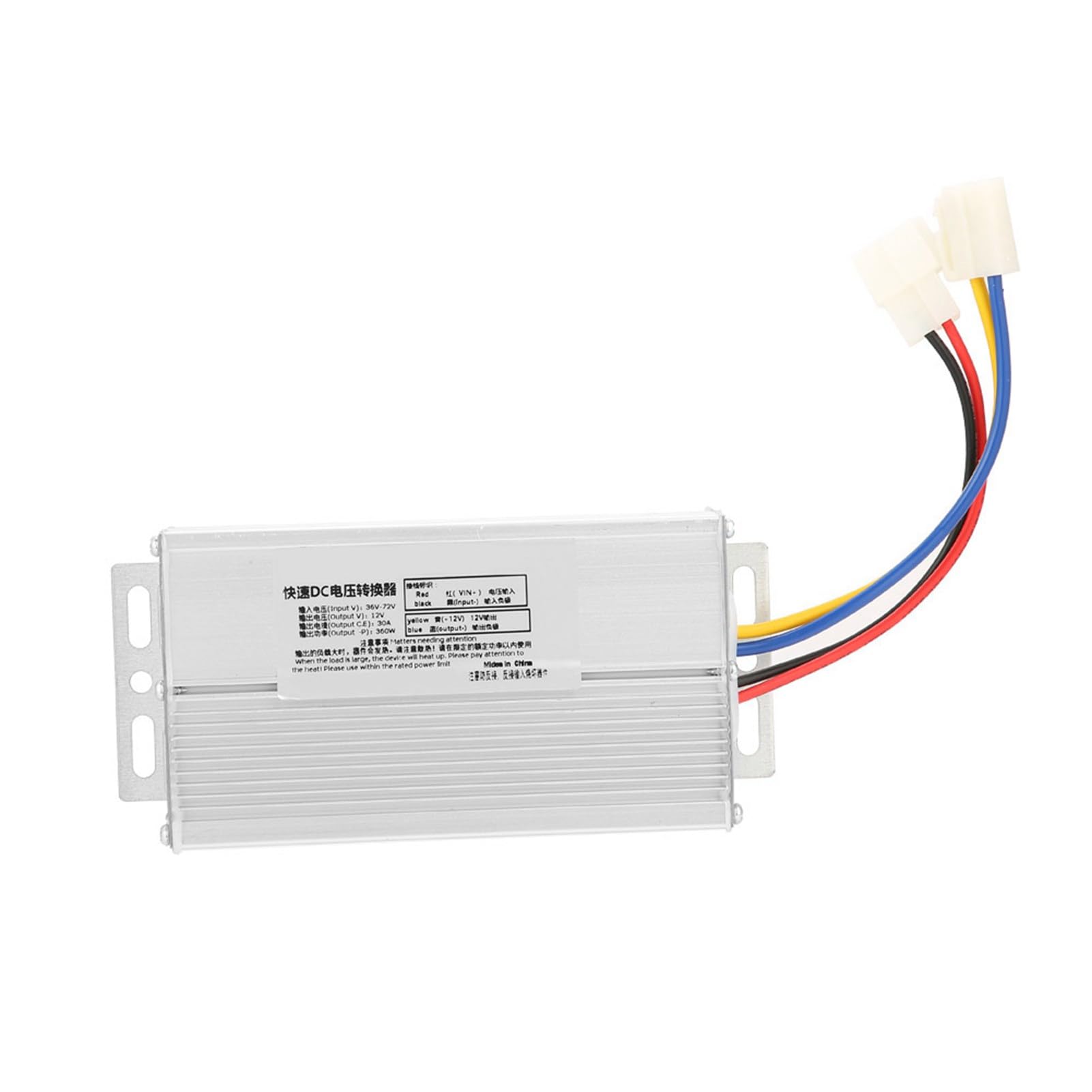 2 Transformadores Adaptadores de Voltaje CC de 36-72 V A 12 V 30 A 360 W con Cuerpo Pequeño y Rendimiento Estable para Sistemas de Control Industrial, Aplicaciones de Sensores