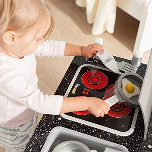 Howa Spielküche Kinderküche be Fresh aus Holz mit LED-Kochfeld 4822