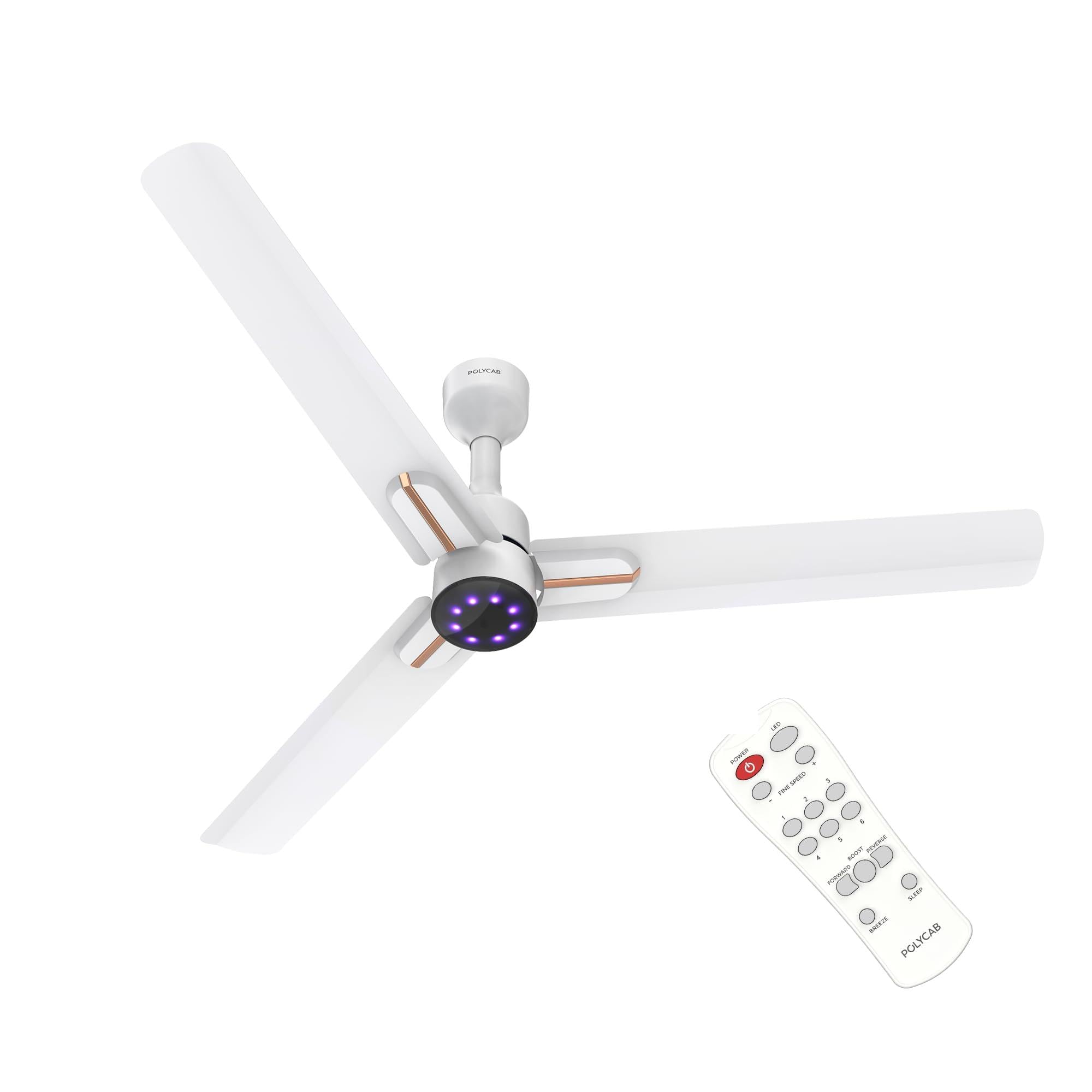 Polycab Wizzy Neo Ceiling Fan - 5 Star Energy Efficient -15 Polycab Wizzy Neo Ceiling Fan - 5 Star Energy Efficient -15