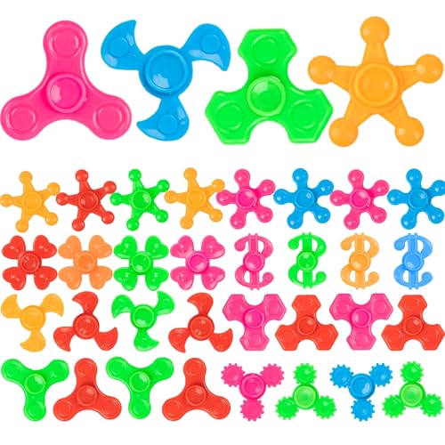 24 Pcs Mini Fidget Spinners Bulk,Fidget Spinner Toys for Kids Adults Teens,Return Gifts for Kids Birthday Party Favors,Goodie Bags Stuffers,Classroom Prizes,Back to School Gifts(24