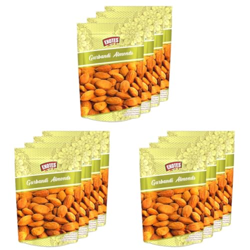 Image of Exotes Premium Dry Fruits (Gurbandi Almonds /Badam), 1000 g (Pack of 3)