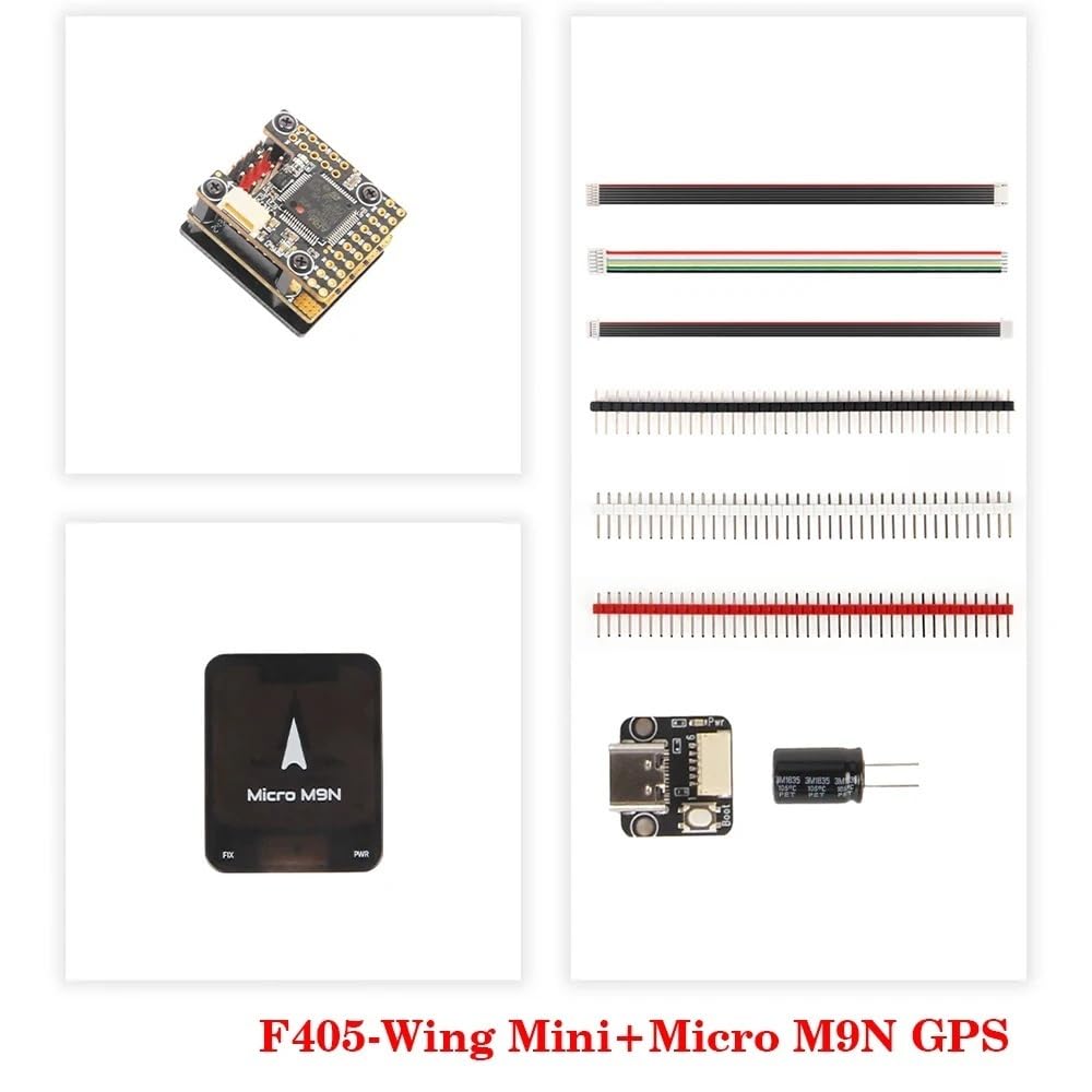 F405-Wing kontroler lotu z M9N M10 STM32 5V 7,2 V BEC 2-8S pasuje do RC Fixed Wing VTOL FPV dron (F405-Wing Mini M9N)