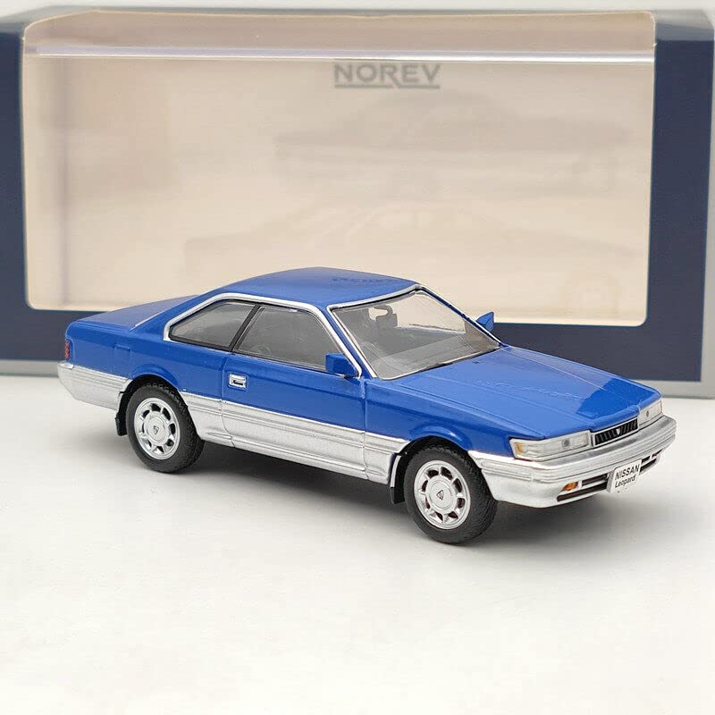 Amazon.com: 1/43 Norev for Nissan Leopard F31 1986 Blue Diecast