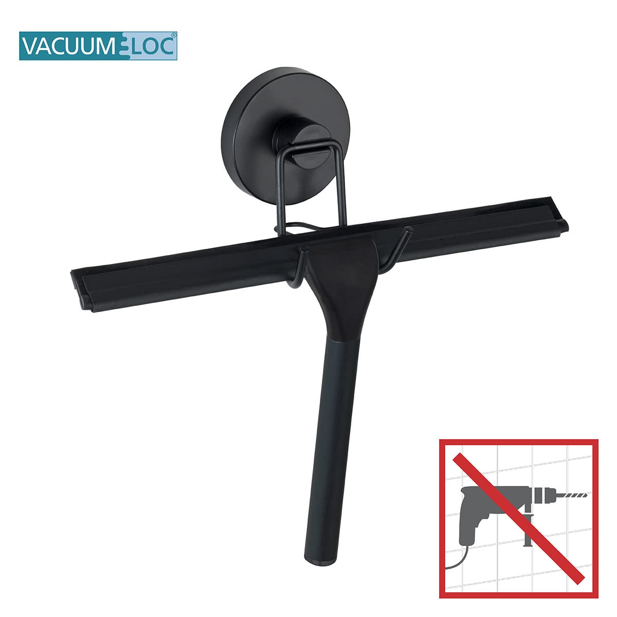 Raclette De Douche WENKO Mola XXL - 32cm, Inox Silicone, Avec Crochet