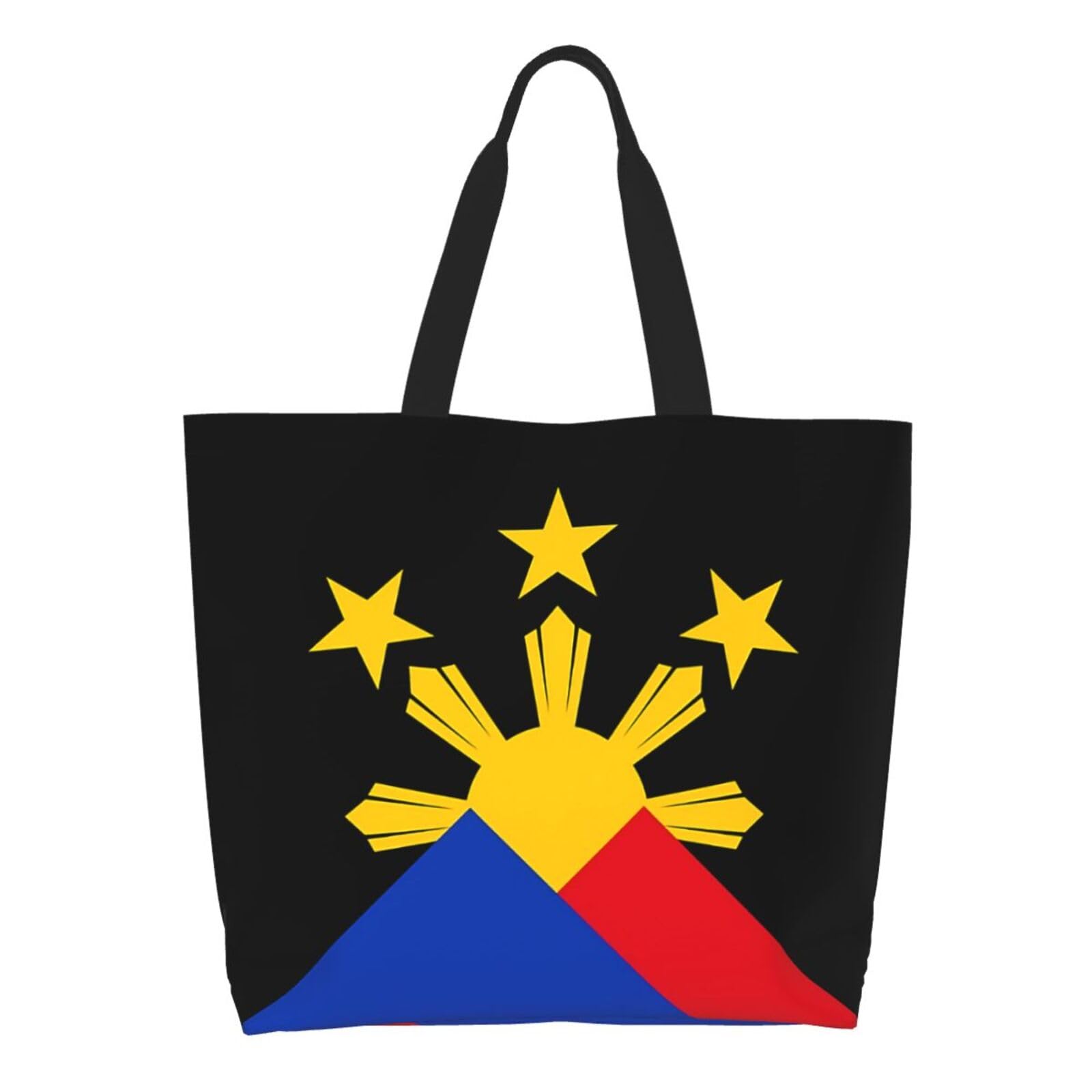 YSBYEIU Cute Flag Tote Bag For Women Men Gifts Large Reusable Shopping Bags for Beach, Travel,Gym,Yoga