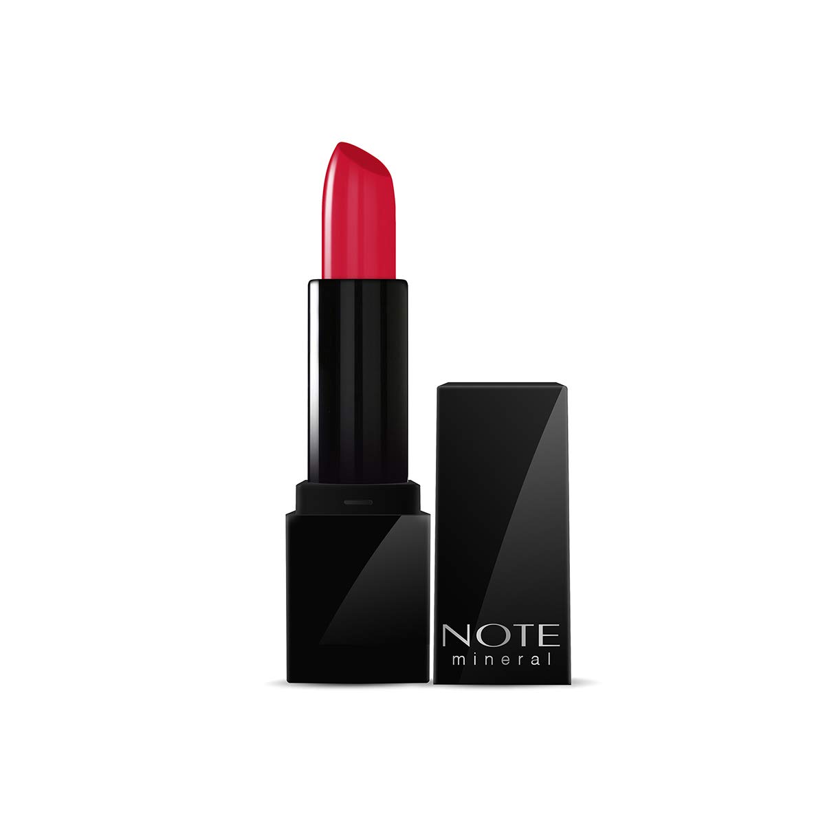 Note Mineral Semi Matte Lipstick, 04 Burn Red
