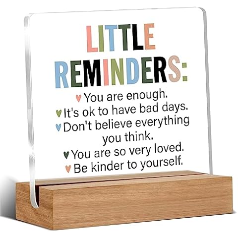 Oqtumes Acrylic Desk Sign Cover