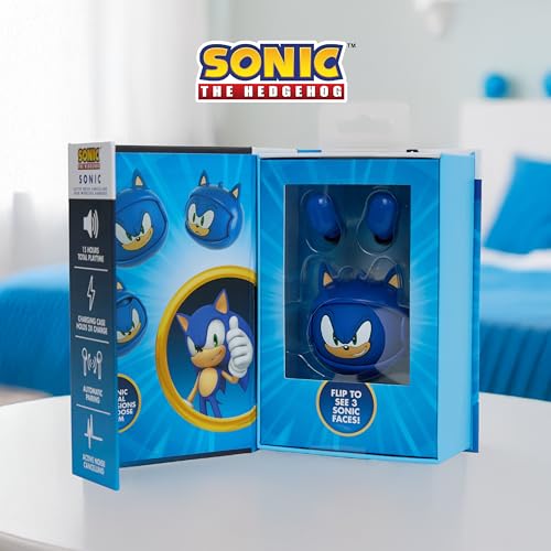 Image of Sakar - Wireless Earbuds Sonic, True Wireless Bluetooth Earbuds with Active Noise Cancelling, in-Ear Headphones with Charging Case, Sonic Blue
