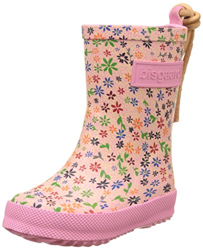 Bisgaard Mädchen Flower Gummistiefel, Mehrfarbig (159 Rose-Flowers), 27 EU