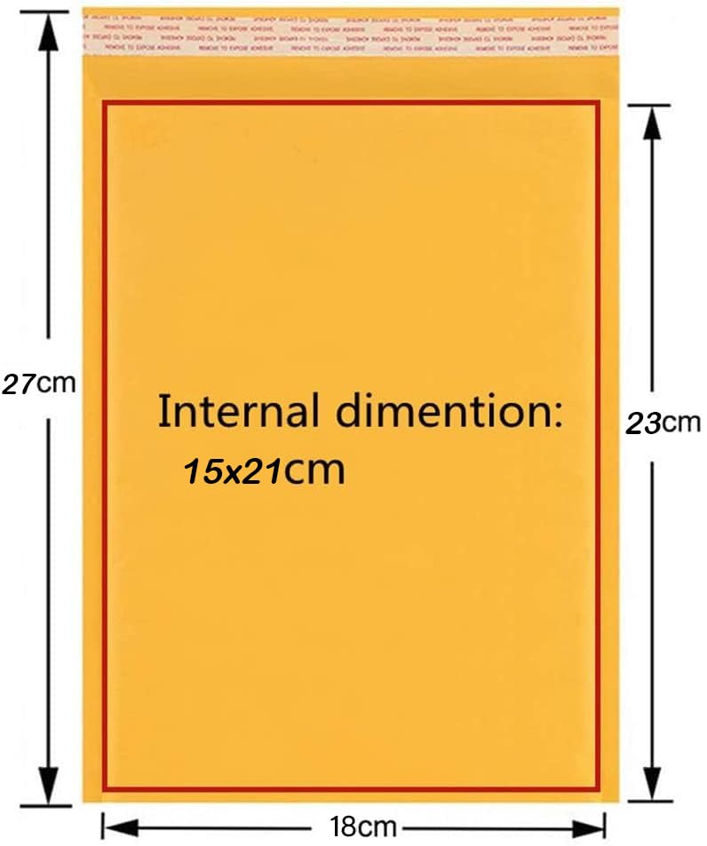 10 Enveloppes Bulles A5 18x23cm - Kraft Renforcé - Auto-Adhésif - Protection Colis Livraison