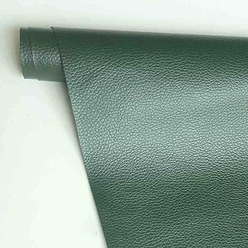 Self Adhesive Leather Repair Patch, Leather Patches for Furniture, Leather Repair Kit for Car seat, Couch, Jacket, Boat Seats, Sofa Dark Green,158x50 inch