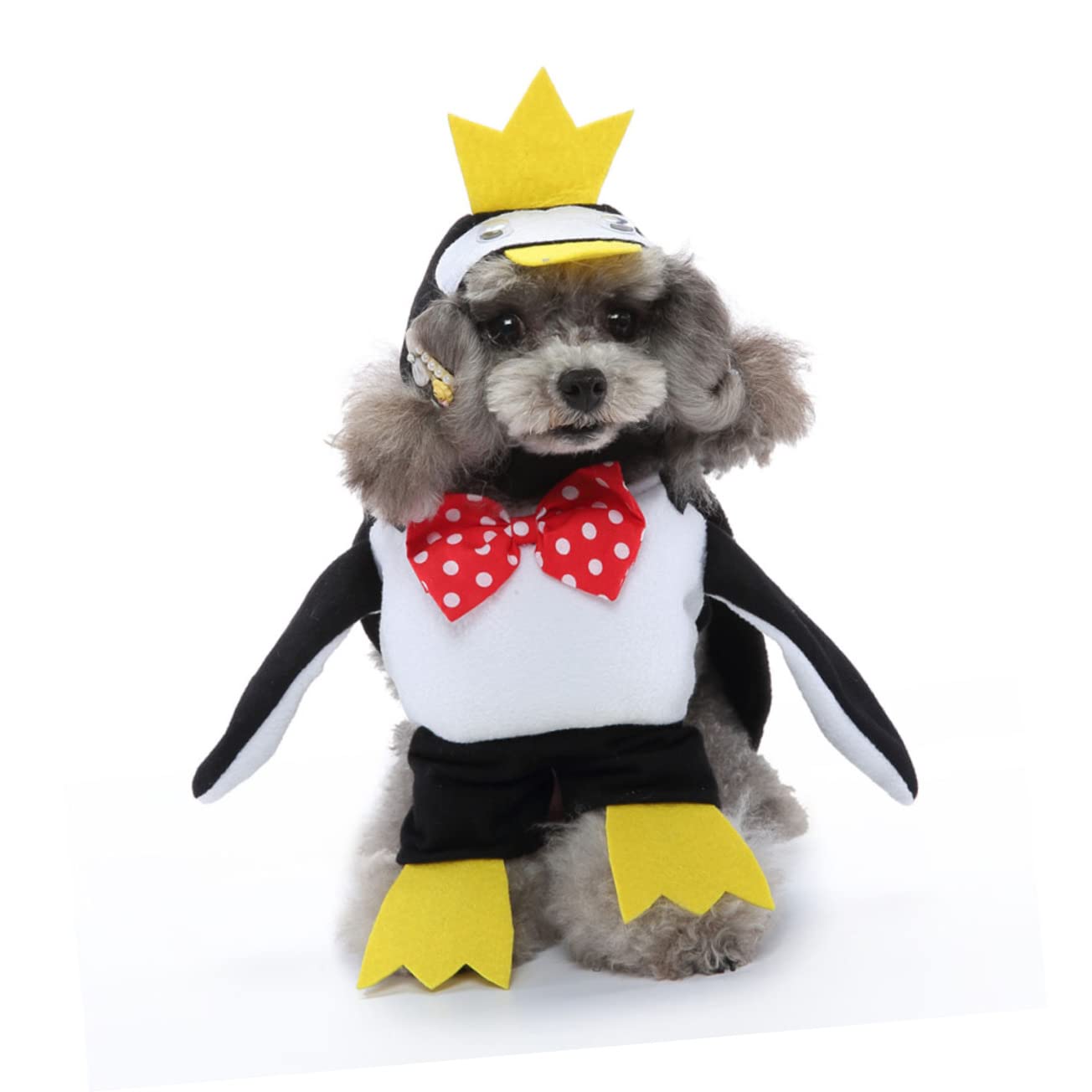 Milisten 2juegos Halloween para Mascotas Disfraz De Pingüino para Perros y Gatos Ropa Cómoda y Transpirable para Fiestas y Eventos para Fotos y Celebraciones De Halloween