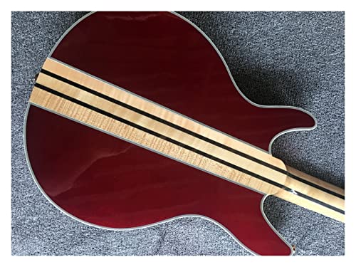 AMINIY Guitare électrique Col d’érable Rosewood Touche d’érable de la Guitare électrique de Jazz Creux (Color : Guitar… - Les Beatles, Paul McCartney, John Lennon, RIngo Starr, George Harrison AMINIY Guitare électrique Col d'érable Rosewood Touche d'érable de la Guitare électrique de Jazz Creux (Color : Guitar… – Image 7