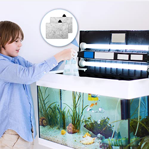 Bositul Filter Cartridges For Aqueon, Replacement Fish Tank Filter Cartridges For Aqueon Quietflow E10 & Minibow Aquariums 4 Pack/Small (S/4Pack) #TOP6