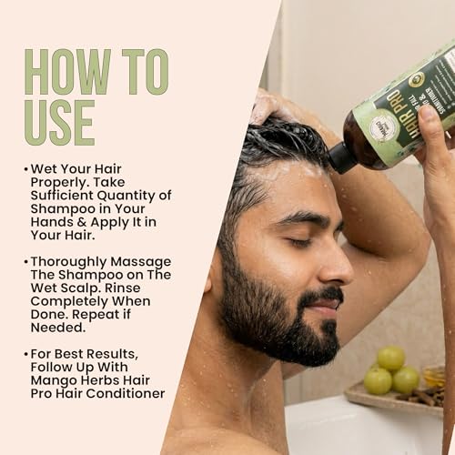 Image of Hair Pro Anti-Hairfall Shampoo | 100% Plant-Based with Raw Honey | Helps Reduce Hair Fall, Strengthens Hair | SLS & Paraben Free | 200ml