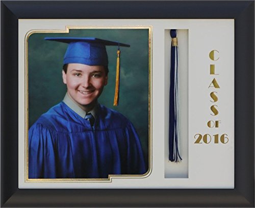3Art Graduation 8X10 Picture Tassel Frame, Mahogany/Black (Customizable) #TOP7