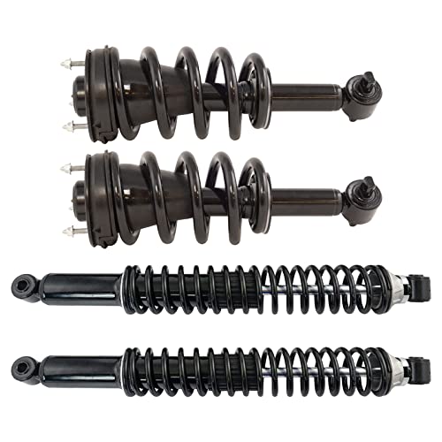 Image of TRQ Front Complete Strut & Rear Shock Kit For 07-13 Cadillac 07-14 Chevrolet GMC