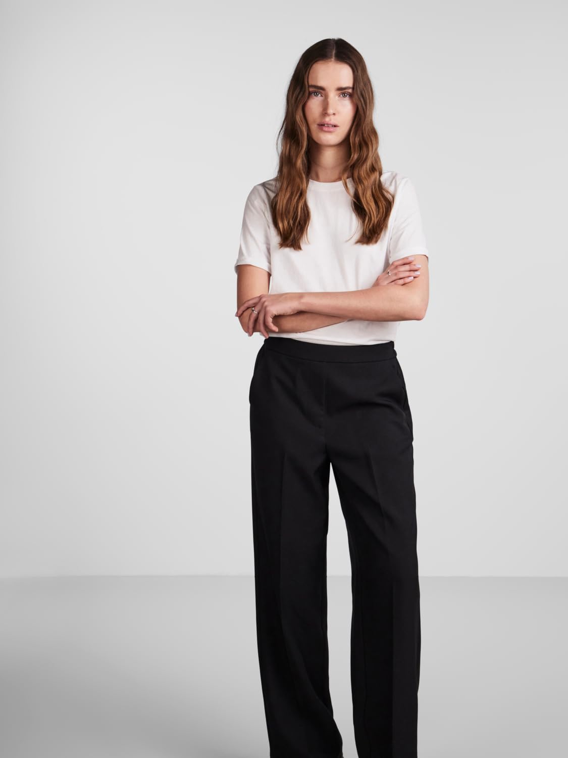 SELECTED HOMME Damen Pcneva Hw Wide Pants Noos