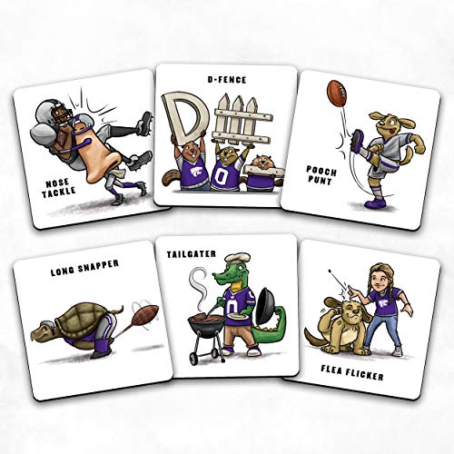 Image of YouTheFan NCAA Officially-Licensed Memory Match Game - Humorous, Team-Specific, Original Hand-Drawn Artwork, Fun for the Whole Family, for Fans Young and Old