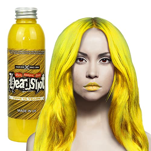 Gelbe Haarfarbe Headshot Yippie Ya Yellow, Semi-permanente Haartönung 150 ml