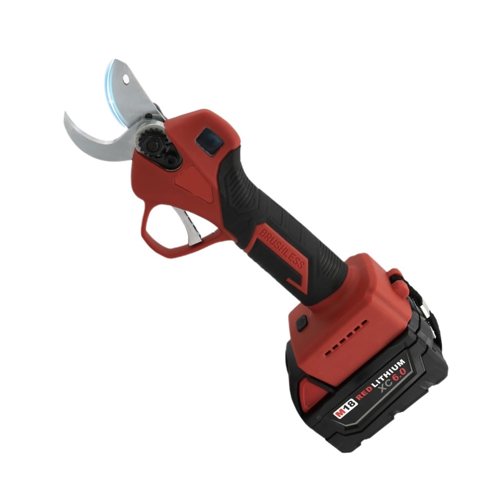 Tijeras de podar eléctricas sin escobillas con pantalla LED y batería 18V, tijeras inalámbricas 30mm, herramienta for árbol frutal for jardín, bonsái