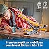 LEGO City Gul mobil byggkran Byggset och lekset för pojkar och flickor, Kreativa leksaker som presentidé till barn, Lång utdragbar kranarm och 4 minifigurer av arbetare för rollekar 60409 #1