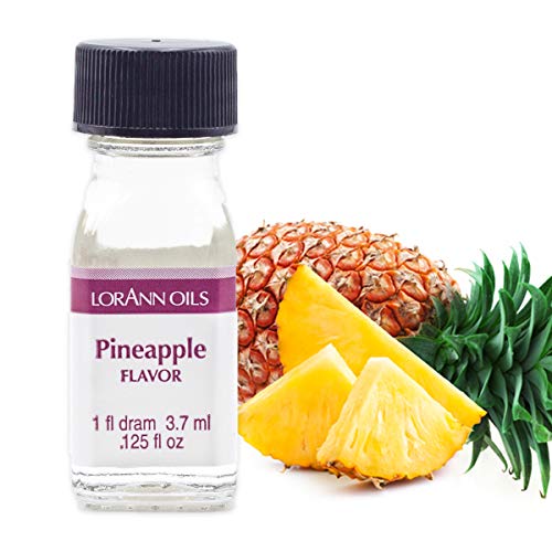 Lorann Pineapple Ss Flavor, 1 Dram Bottle (.0125 Fl Oz - 3.7Ml - 1 Teaspoon) #TOP1