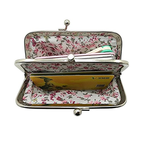 Cute Classic Floral Exquisite Buckle Coin Purse-Patty Both (01) #TOP5