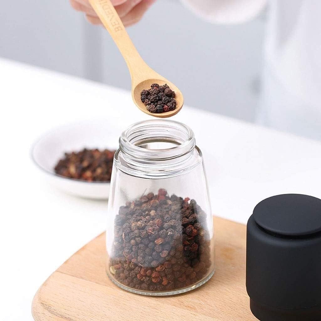 Pepper grinder salt or pepper, stainless steel with ceramic - easy to adjust the coarseness, suitable for home, barbecue, party