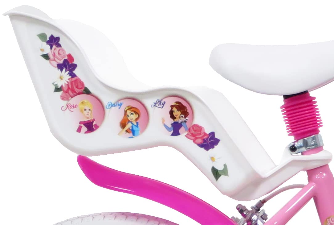 Bicicletta Per Bambina Pink Bloom - Misura 16", Lilla E Verde | Con Stabilizzatori - Foto 8