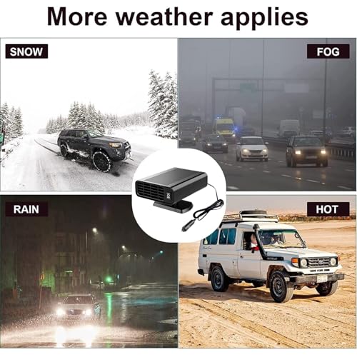 Showvigor HEATER1130XT Car Heater - 12V 150W Portable Car Heater Plug In Cigarette Lighter thumb #2