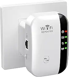 Amplificador de sinal WiFi, cobre até 3000 m² e 35 dispositivos, extensor de alcance WiFi, boosters WiFi para casa, com porta Ethernet, fácil configuração, extensor de roteador para Internet sem fio