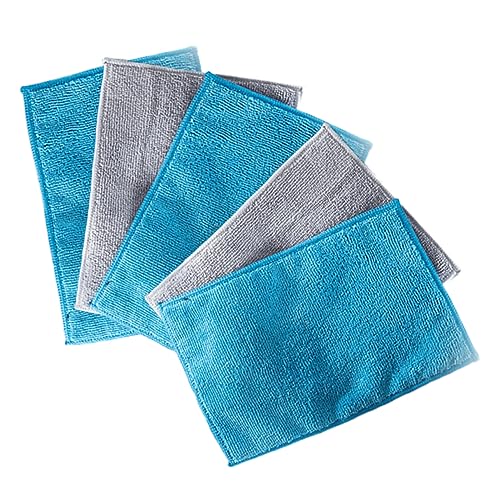 Healeved 5piezas Paños De Cocina De Fibra De Bambú Toallas Absorbentes y Resistentes para Limpieza Multifuncional Hogar Sin Pelusas Ni Químicos Estilo Aleatorio