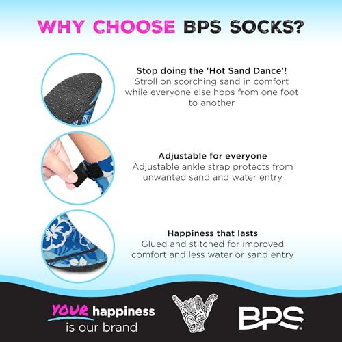 BPS ‘Second Skin’ Beach Volleyball Socks Ultra Flexible Quick Dry Sand Soccer Socks Water Sports Booties for Men Women3