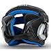 Title Platinum Perilous Training Headgear, Black/Silver/Blue, Large